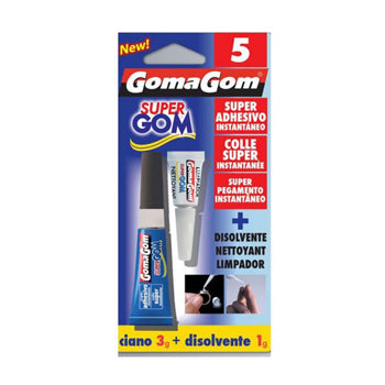 Cola Rápida 3g Instantânea + Dissolvente 1g Blister