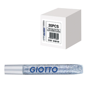 Cola Glitter Glue Prata 20x10,5ml