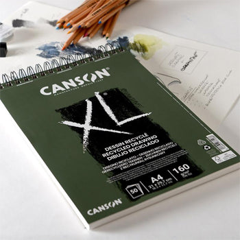 Bloco Espiralado Canson XL Recycle A5 160g 25Fls