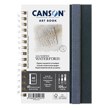 Caderno Canson Artbook Saunders Waterford A5 300g 40Fls