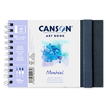 Caderno Canson Artbook Montval A5 300g 48Fls