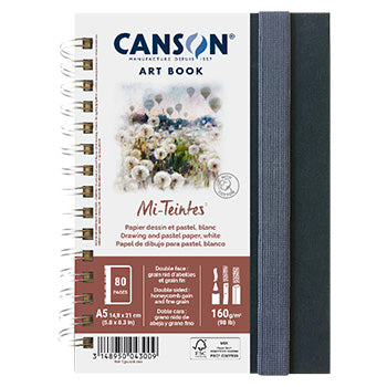 Caderno Canson Artbook Mi-Teintes A5 160g 80Fls