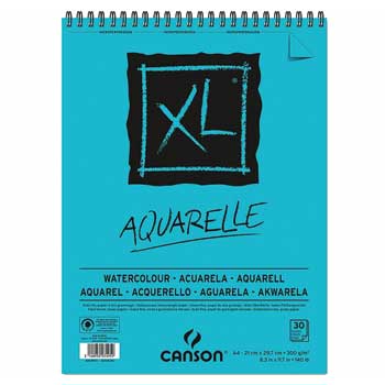 Bloco Espiralado Canson XL Aquarelle A4 300g 30 Fls