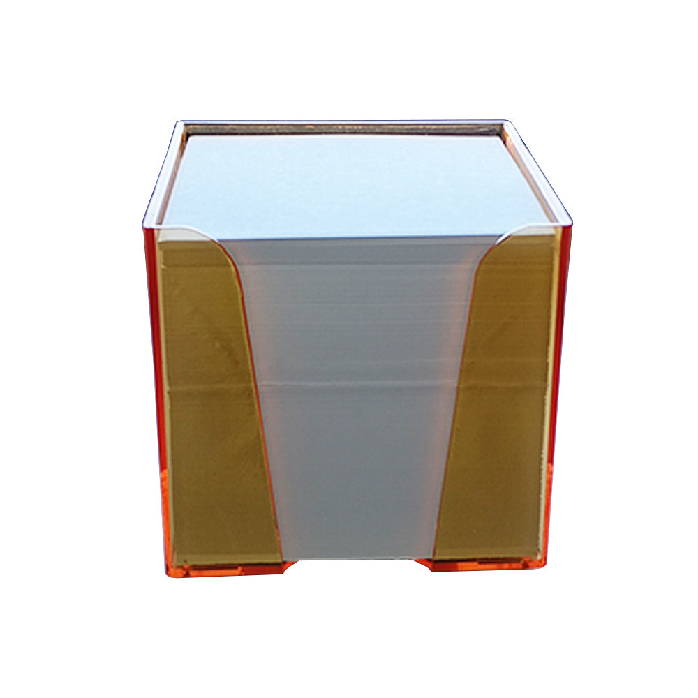 Base Suporte + Bloco Cubo 840Fls Papel Banco 90x90x90mm Sort