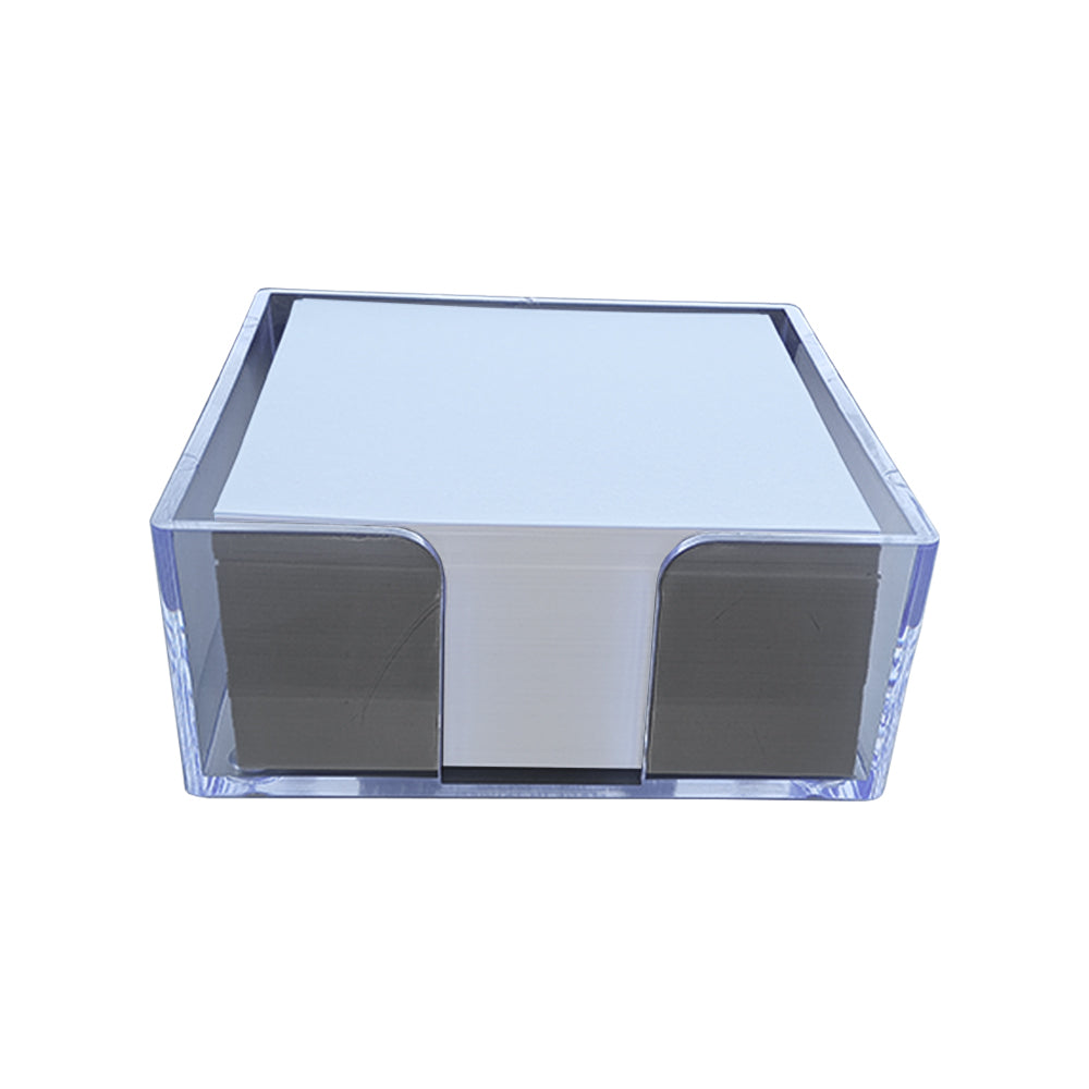 Base Suporte + Bloco Cubo 410Fls Papel Banco 100x105x45mm