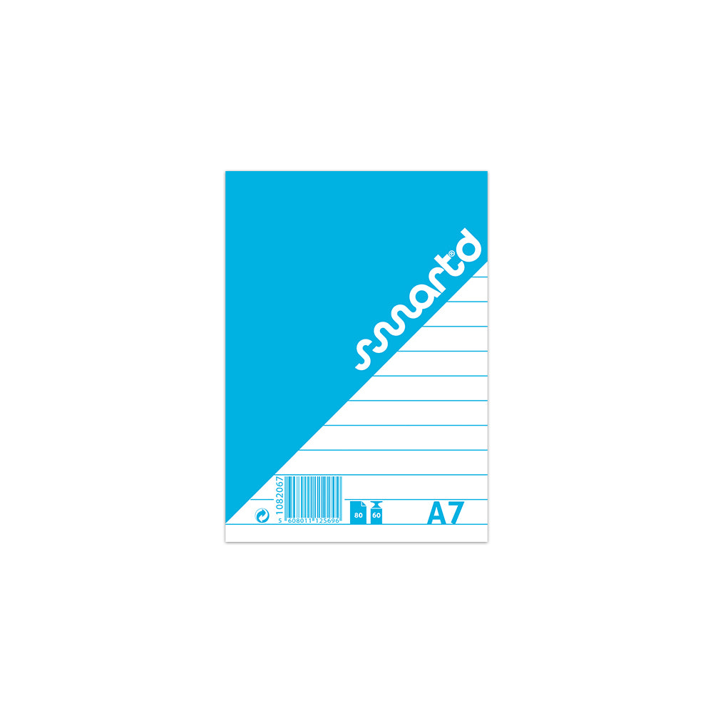 Bloco Notas A7 Pautado SmartD 80Fls