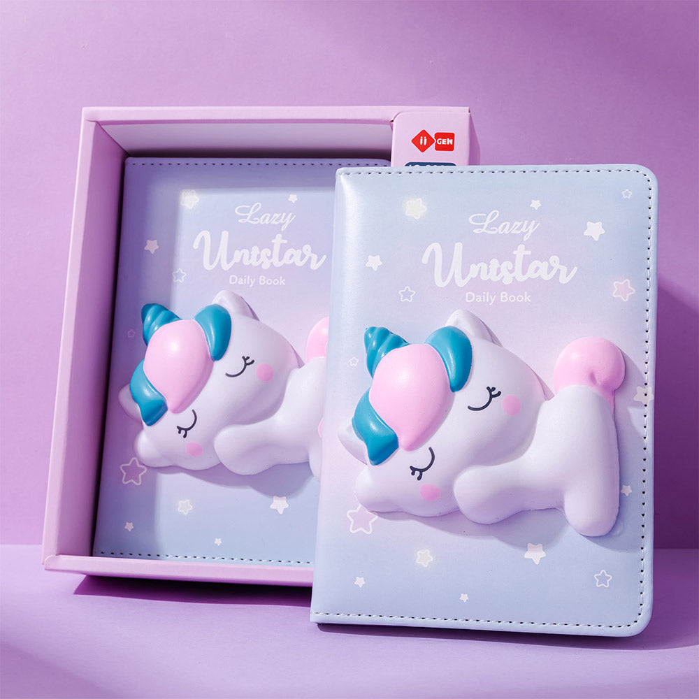Bloco Notas 157x112mm Squishy Lazy Unistar 96Fls