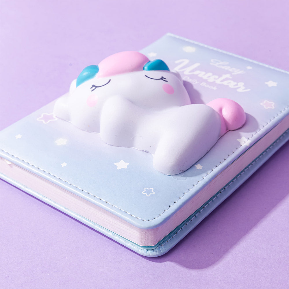 Bloco Notas 157x112mm Squishy Lazy Unistar 96Fls