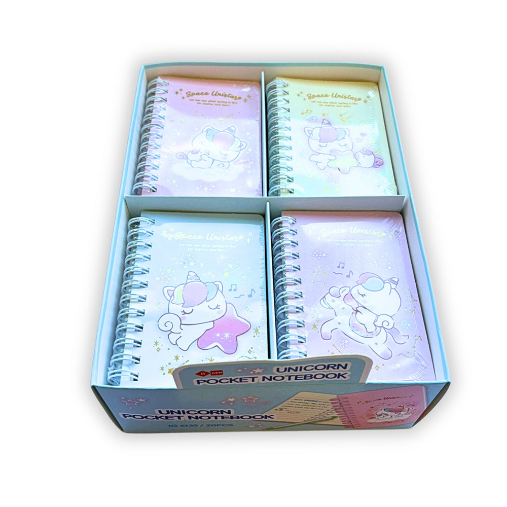 Bloco Espiral 70x110mm Sweet Unicorn Sortido 1un
