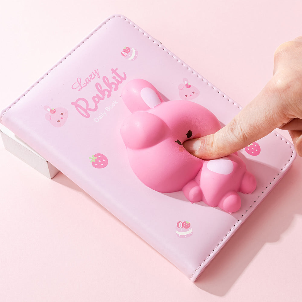 Bloco Notas 157x112mm Squishy Lazy Rabbit 96Fls