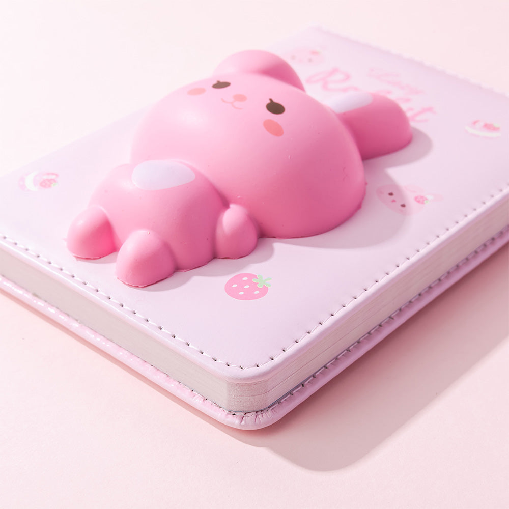 Bloco Notas 157x112mm Squishy Lazy Rabbit 96Fls