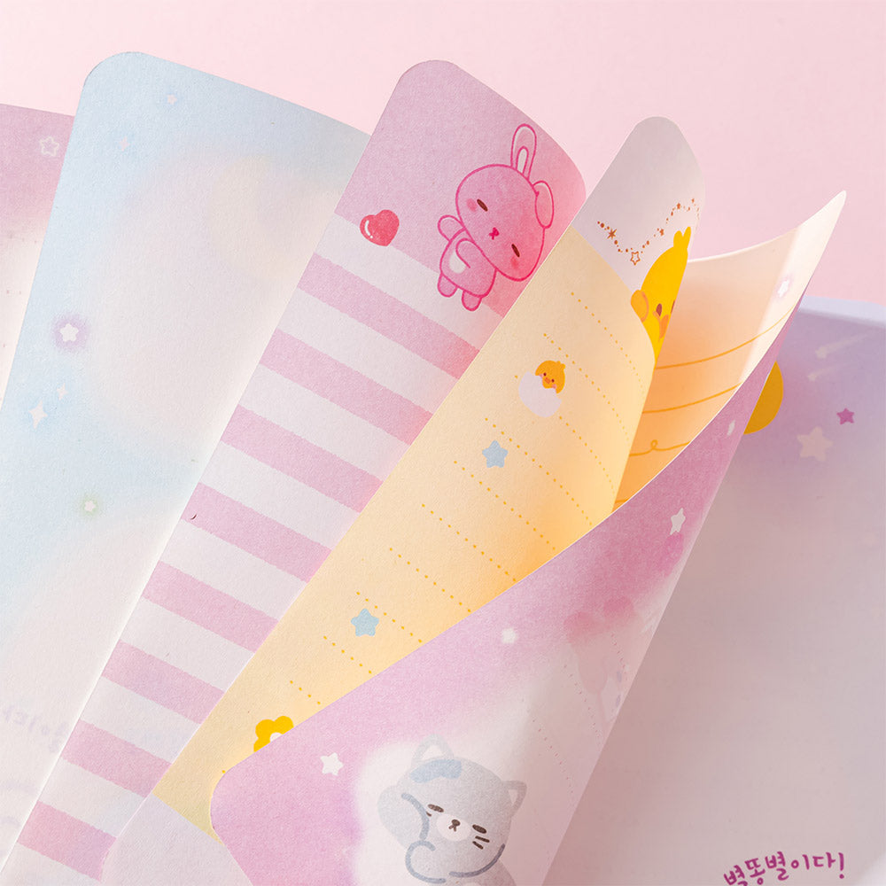 Bloco Notas 157x112mm Squishy Lazy Rabbit 96Fls