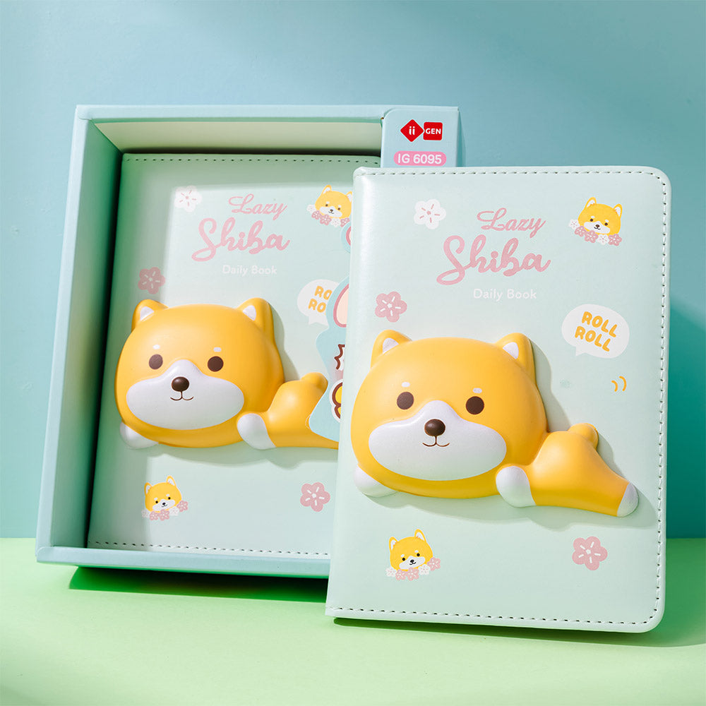 Bloco Notas 157x112mm Squishy Lazy Shiba 96Fls