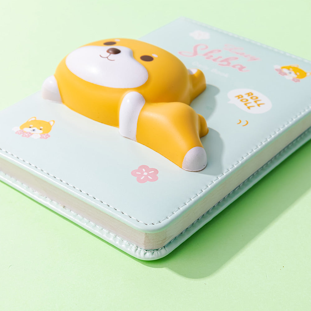 Bloco Notas 157x112mm Squishy Lazy Shiba 96Fls
