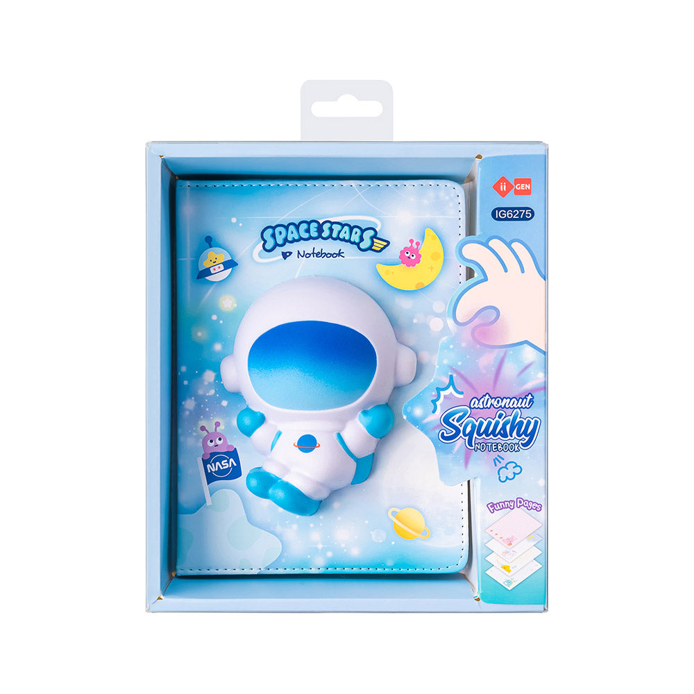 Bloco Notas 193x165mm Squishy Space Stars 128Fls