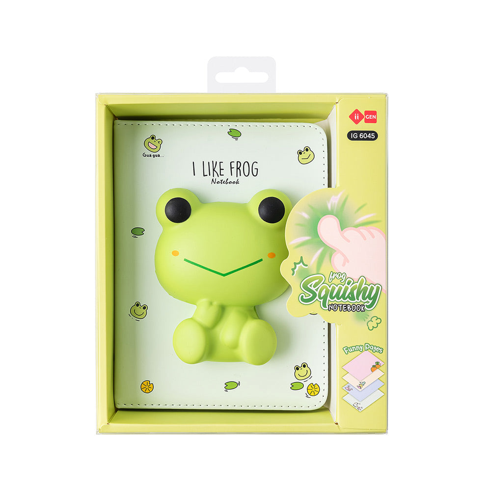 Bloco Notas 194x165mm Squishy I Like Frog 128Fls