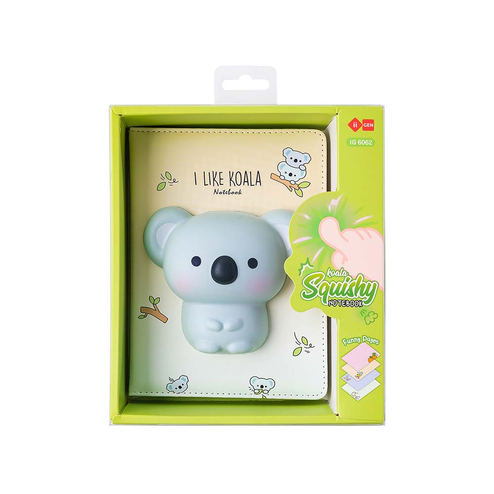 Bloco Notas 194x165mm Squishy I Like Koala 128Fls