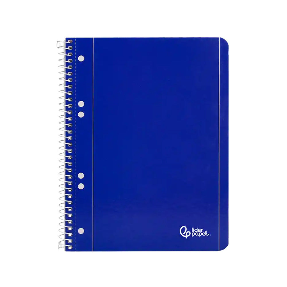 Caderno Espiral A5 Liso 80g Microperfurado Azul 80Fls