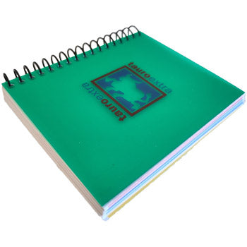 Bloco Notas A7 Quadriculado 100 Folhas Sortido Pack 6un