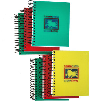 Bloco Notas A7 Quadriculado 100 Folhas Sortido Pack 6un