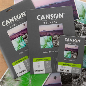 Papel A4 200g Foto InkJet Canson Everyday Glossy 15 Folhas