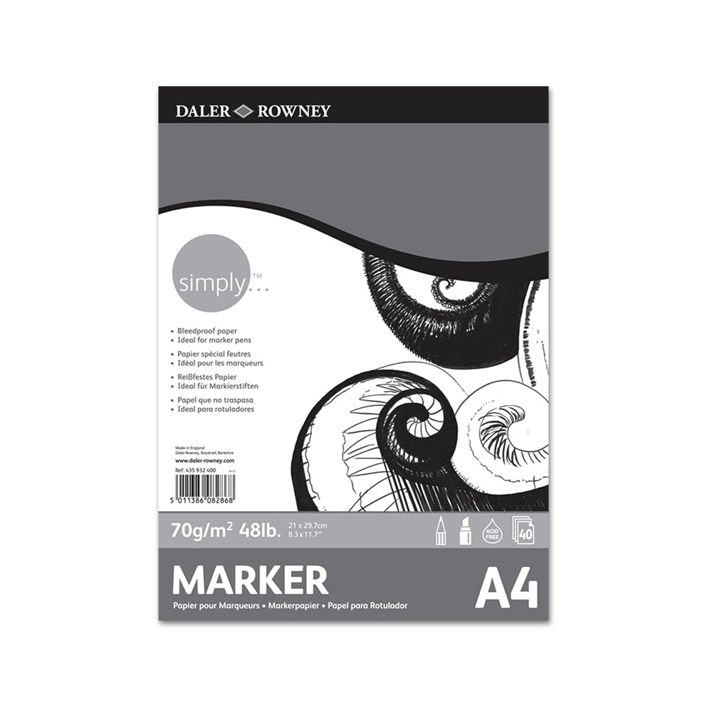 Papel para Marcador Simply A4 70gr 40Fls