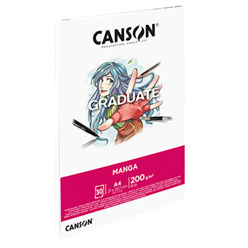 Bloco Canson Graduate Manga A4 200g 30Fls