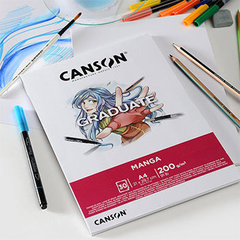 Bloco Canson Graduate Manga A4 200g 30Fls