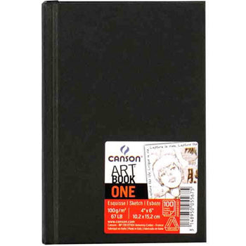 Diário Gráfico Canson Artbook One A6 10,2x15,2cm 100g 100Fls