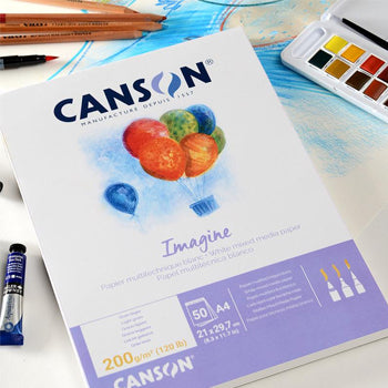 Bloco Desenho Canson Imagine Fino A5 200g 50Fls
