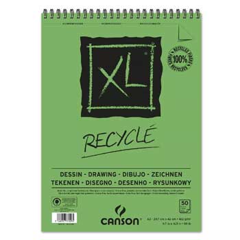 Bloco Espiralado Canson XL Recycle A3 160g 50Fls