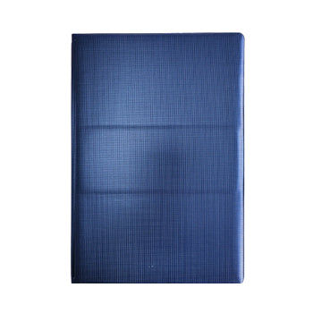 Capa A4 com Bloco de Notas 22x32cm Azul Escuro