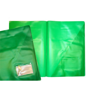 Classificador A4 Bolsa Interior Visor Etiqueta Verde