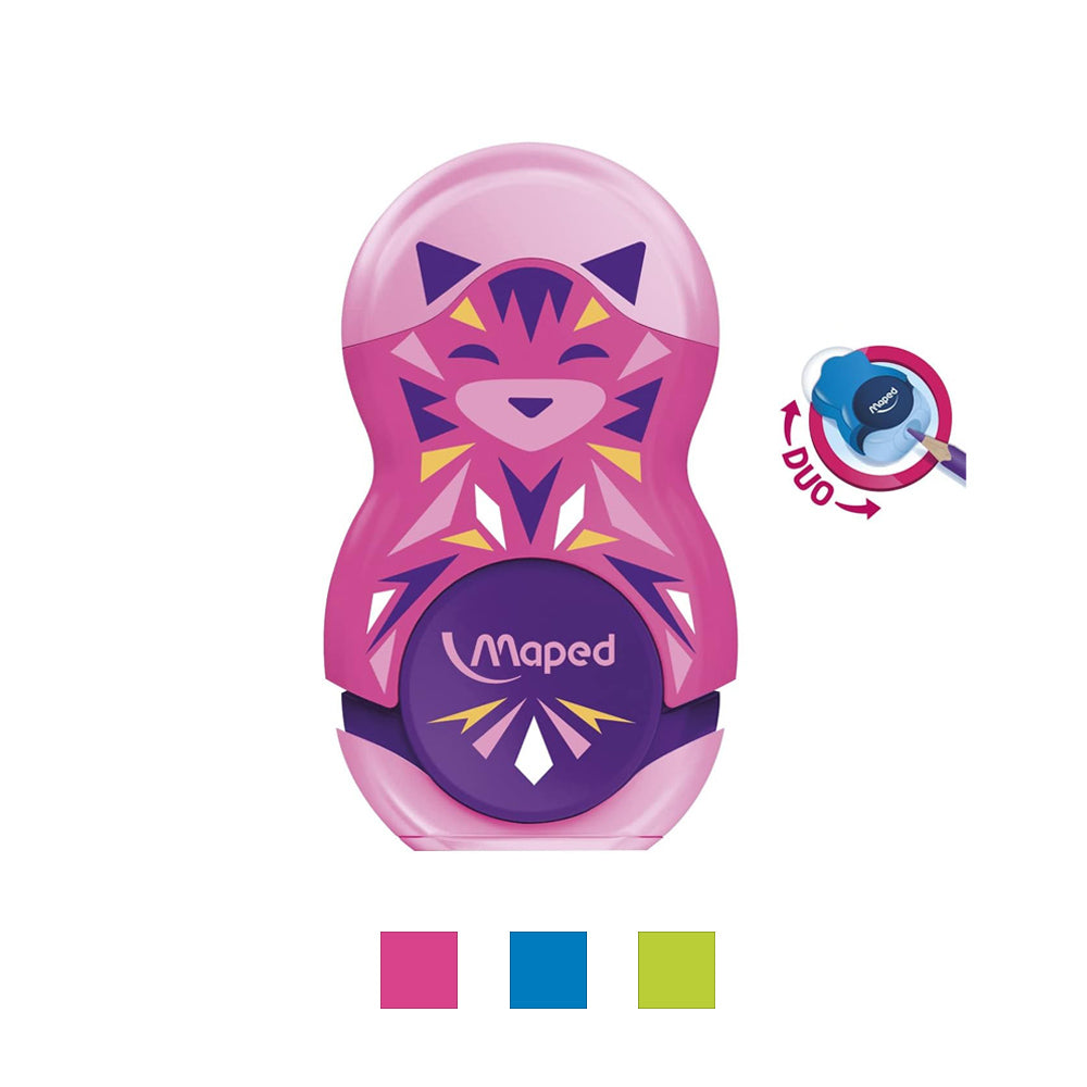 Afia Lápis 1 Boca c/Depósito+Borracha Maped Mini Loopy 1un