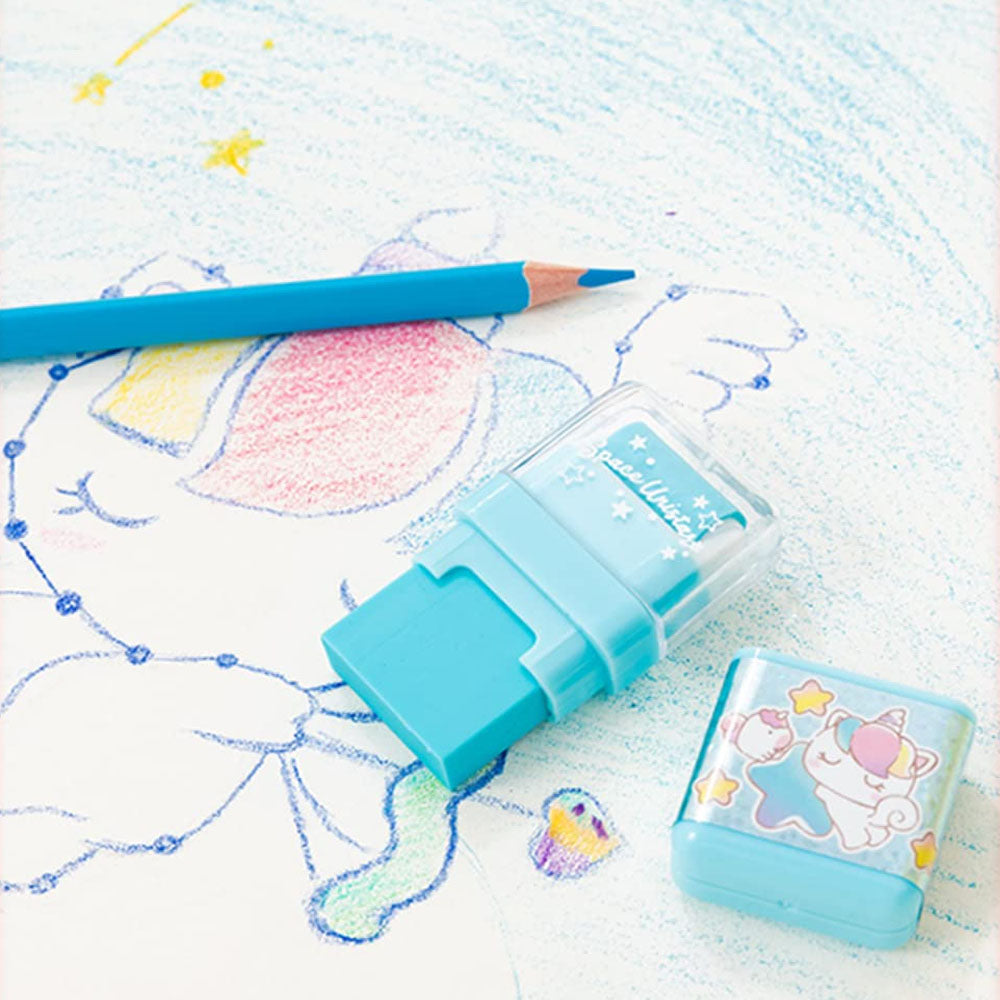 Borracha c/ Rolo Anti-Poeira Unicorns Sortido 1un