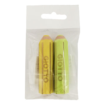 Borracha Happy Gomma Giotto Sortido Clássicas Blister 2un
