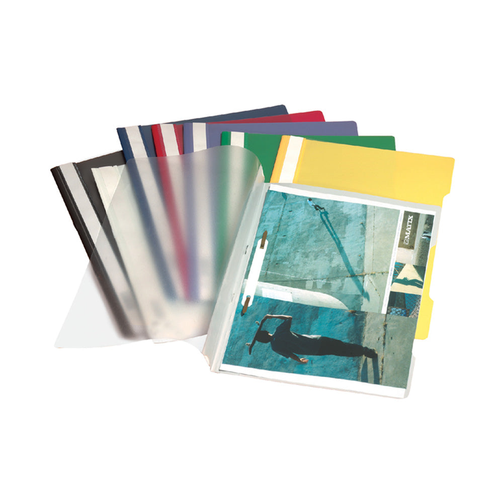 Classificador Capa Transparente Branco Durable 257302 1un