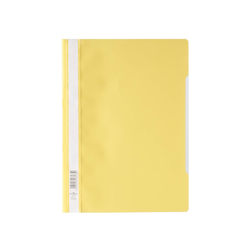 Classificador Capa Transparente Amarelo Durable 257304 1un