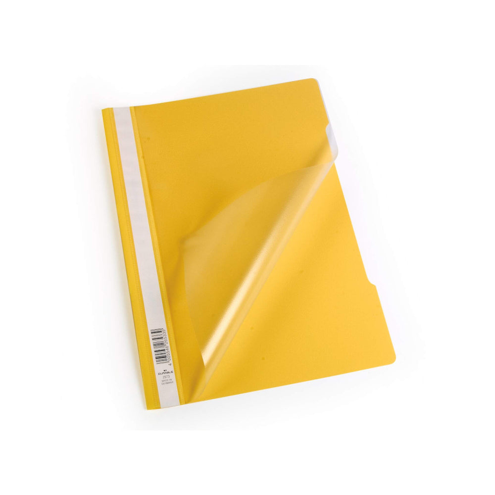 Classificador Capa Transparente Amarelo Durable 257304 1un