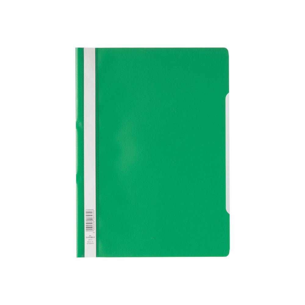 Classificador Capa Transparente Verde Durable 257305 1un