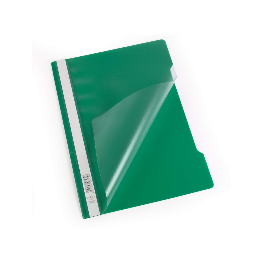 Classificador Capa Transparente Verde Durable 257305 1un