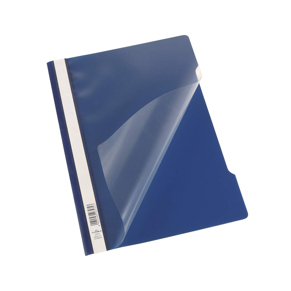 Classificador Capa Transparente Azul Escuro Durable 257307