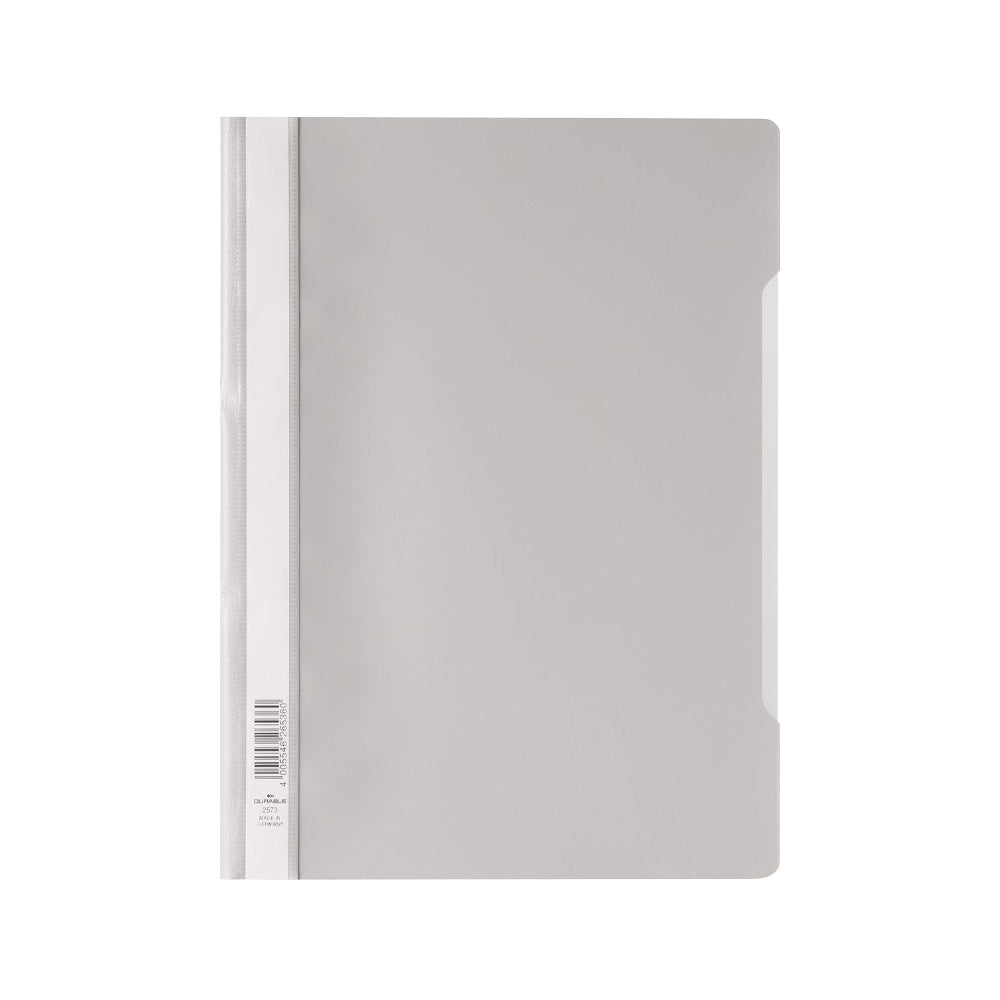Classificador Capa Transparente Cinza Durable 257310