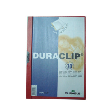 Classificador Clip Lateral Durable 2200 Vermelho