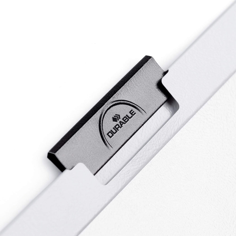 Classificador Clip Lateral Durable 2200 Branco