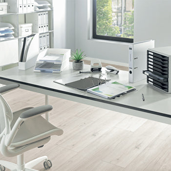 Classificador Capa Transparente Branco Leitz 4191 25un