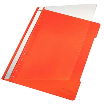 Classificador Capa Transparente Laranja Leitz 4191 25un