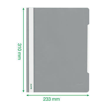 Classificador Capa Transparente Laranja Leitz 4191 25un