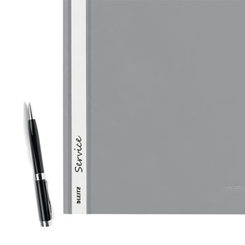 Classificador Capa Transparente Cinza Leitz 4191 25un