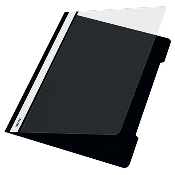 Classificador Capa Transparente Preto Leitz 4191 25un